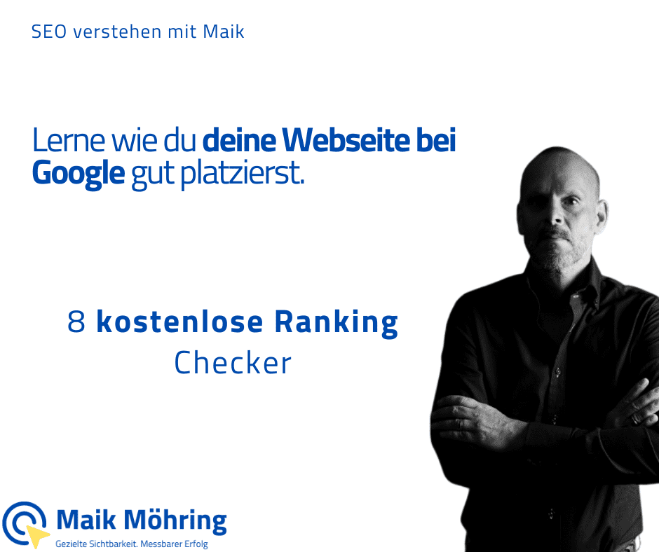 Tools für das überprüfen vom Ranking