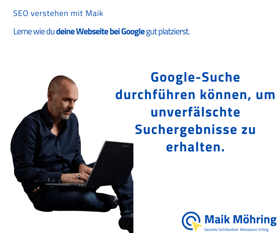 Neutrale Suche bei Google