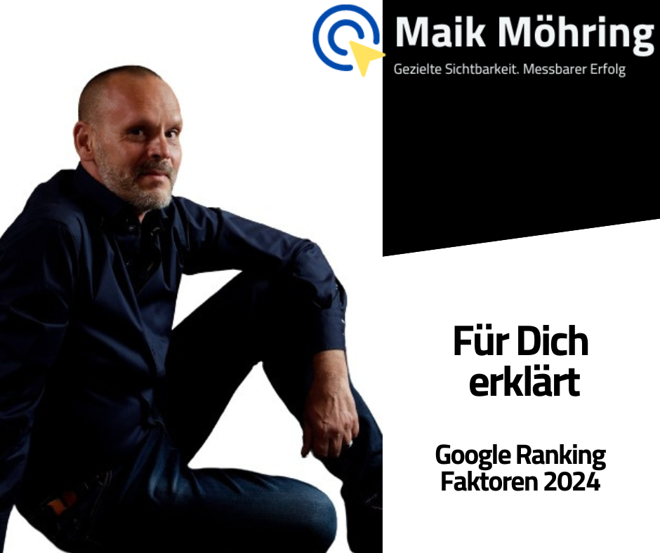 Willst du wissen, welche Google-Ranking-Faktoren 2024 entscheidend für die Sichtbarkeit und die Rankings deiner Webseiten sind?